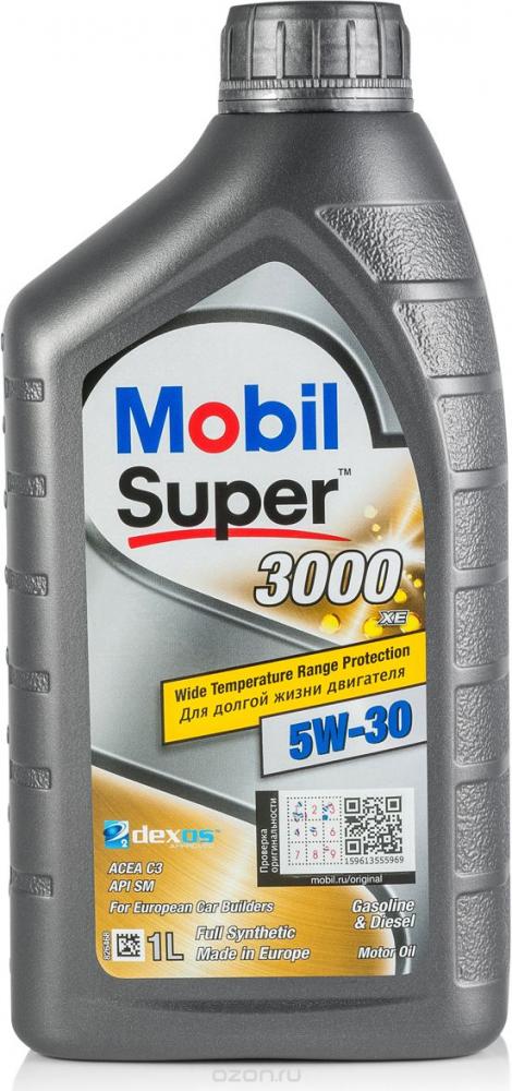 Моторное масло Mobil Super 3000 XE 5W30 | Канистра 1 л