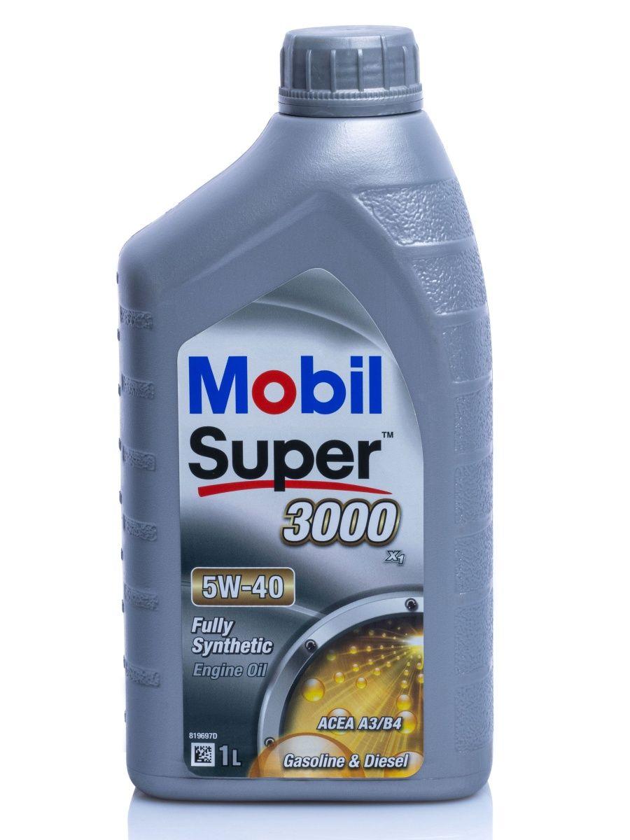Моторное масло Mobil Super 3000 x1 5W40 | Канистра 1 л
